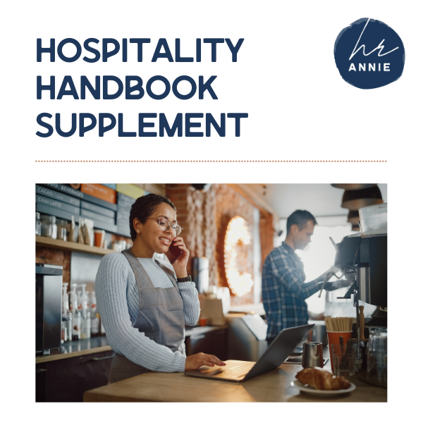 Hospitality Handbook Supplement