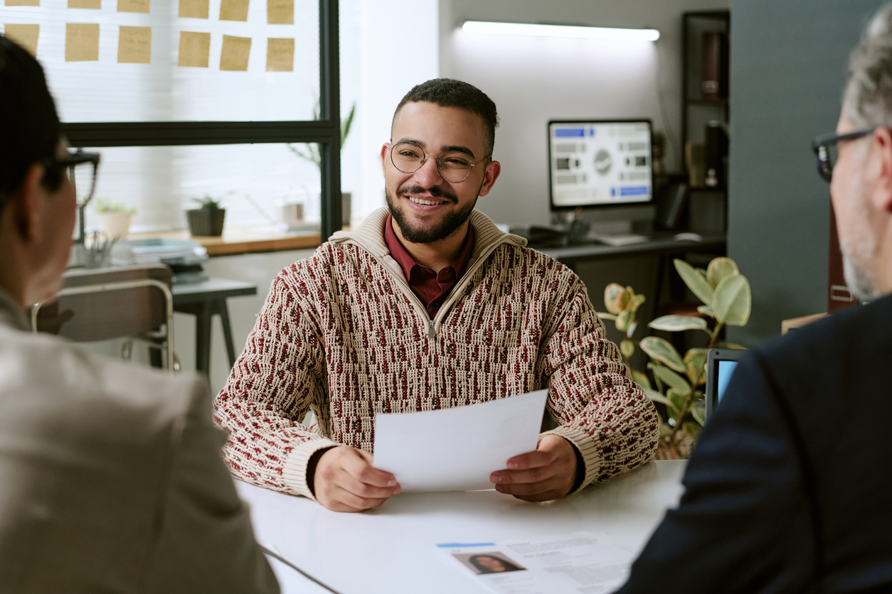 Employer using behavioral interviewing to assess a candidate